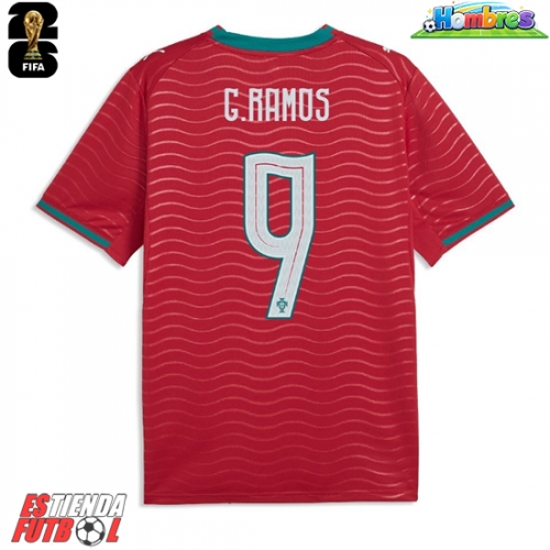 Portugal Goncalo Ramos #9 Primera Equipación Mundial 2026 Manga Corta